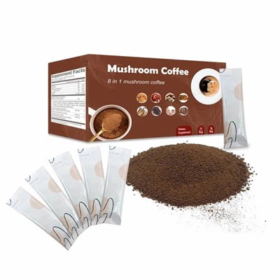 Svamp kaffepulver